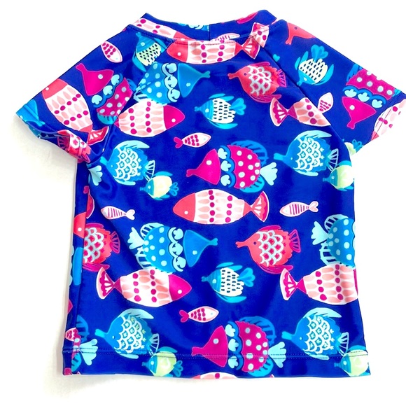 Gymboree Toddler Girl Fish Two Piece Swimsuit, Size 2T - Picture 6 of 6